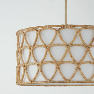 Capital Lighting 347241MA Tulum 4 Light Pendant Matte Brass