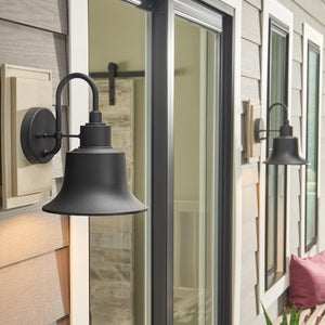 Capital Lighting 926311BK Brock 1 Light Outdoor Wall Lantern Black