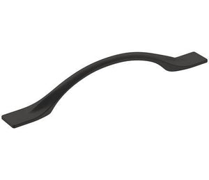 Amerock Cabinet Pull Matte Black 5-1/16 inch (128 mm) Center-to-Center Uprise 1 Pack Drawer Pull Cabinet Handle Cabinet Hardware