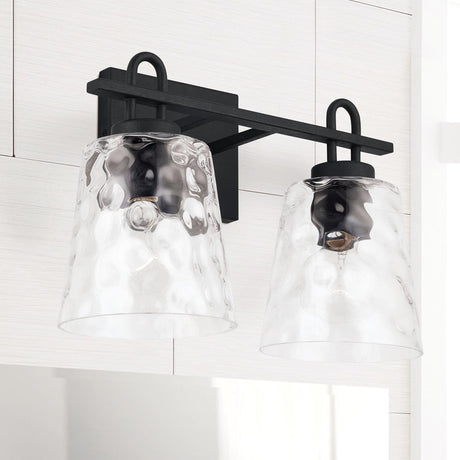 Capital Lighting 138322BI-492 Fenton 2 Light Vanity Black Iron