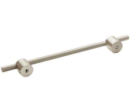 Amerock Cabinet Pull Silver Champagne 7-9/16 inch (192 mm) Center to Center Transcendent 1 Pack Drawer Pull Drawer Handle Cabinet Hardware