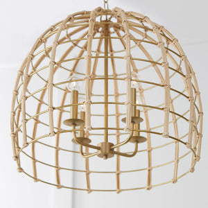 Capital Lighting 344141MA Wren 4 Light Pendant Matte Brass