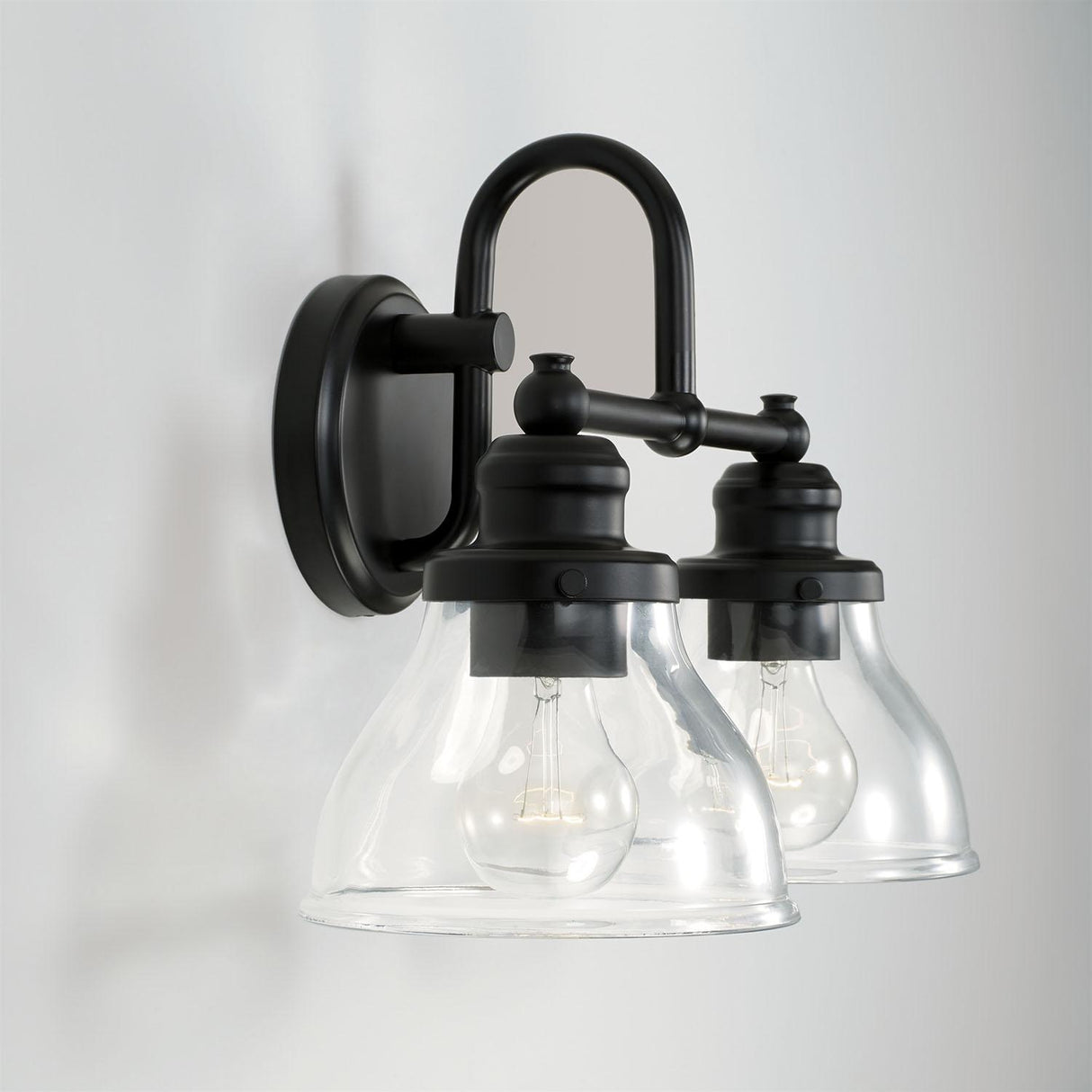 Capital Lighting 8302MB-461 Baxter 2 Light Vanity Matte Black