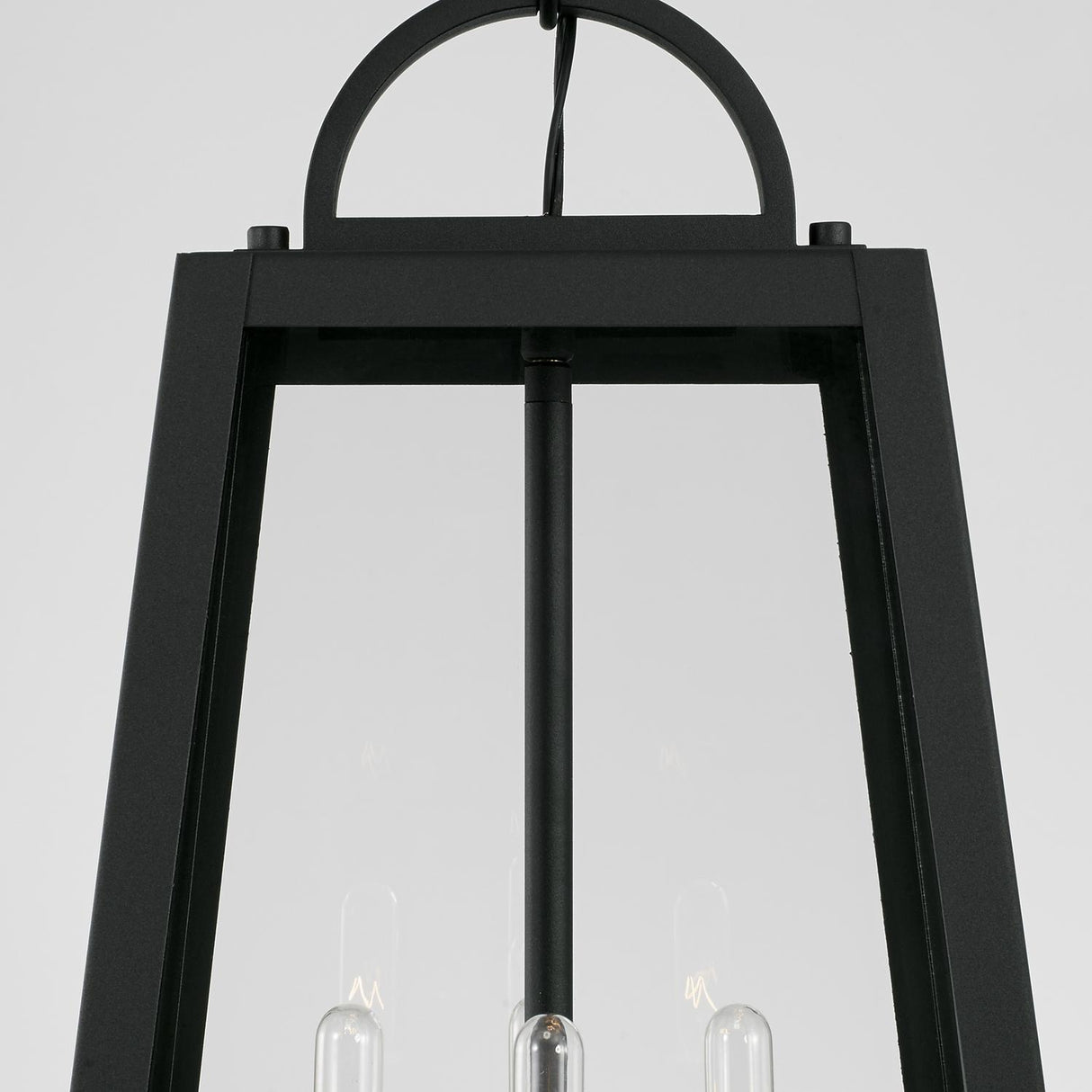 Capital Lighting 943744BK Leighton 4 Light Outdoor Hanging Lantern Black