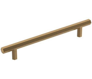 Amerock Cabinet Pull Champagne Bronze 6-5/16 inch (160 mm) Center-to-Center Caliber 1 Pack Drawer Pull Cabinet Handle Cabinet Hardware