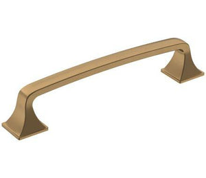 Amerock Cabinet Pull Champagne Bronze 5-1/16 inch (128 mm) Center-to-Center Ville 1 Pack Drawer Pull Cabinet Handle Cabinet Hardware
