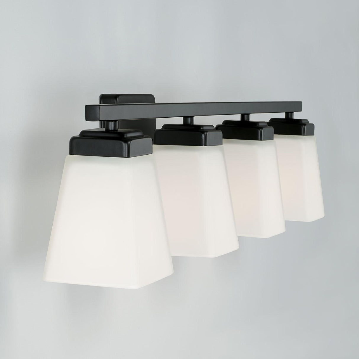 Capital Lighting 114441MB-334 Baxley 4 Light Vanity Matte Black