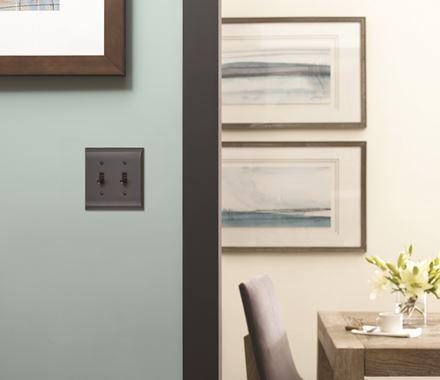 Amerock Wall Plate Black Bronze 2 Toggle Switch Plate Cover Candler 1 Pack Light Switch Cover