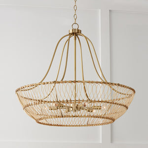 Capital Lighting 444161MA Wren 6 Light Chandelier Matte Brass