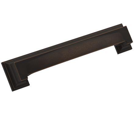 Amerock Cabinet Cup Pull Oil Rubbed Bronze 5-1/16 inch & 6-5/16 inch (128 mm & 160 mm) Center-to-Center Appoint 1 Pack Drawer Pull Cabinet Handle Cabinet Hardware