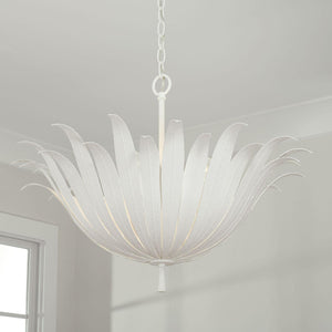 Capital Lighting 349541XW Eden 4 Light Pendant Textured White