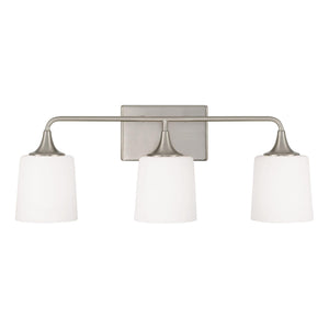 Capital Lighting 148931BN-541 Presley 3 Light Vanity Brushed Nickel