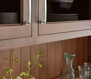 Amerock Cabinet Pull Satin Nickel 5-1/16 inch (128 mm) Center-to-Center Surpass 1 Pack Drawer Pull Cabinet Handle Cabinet Hardware