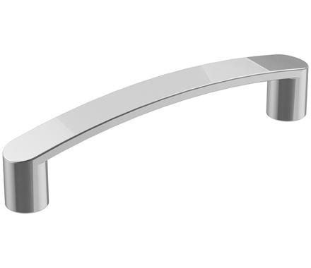 Amerock Cabinet Pull Polished Chrome 3-3/4 inch (96 mm) Center-to-Center Rift 1 Pack Drawer Pull Cabinet Handle Cabinet Hardware