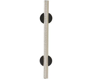 Amerock Cabinet Pull Matte Black/Polished Nickel 3-3/4 inch (96 mm) Center to Center Transcendent 1 Pack Drawer Pull Drawer Handle Cabinet Hardware