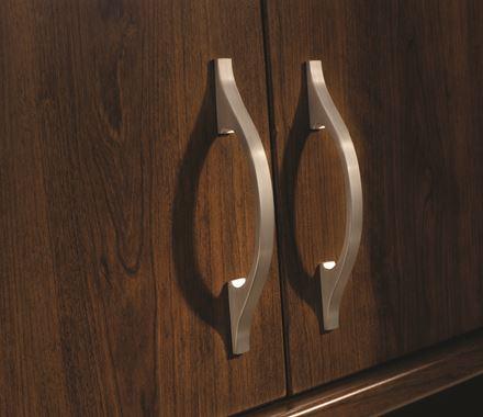 Amerock Cabinet Pull Satin Nickel 3-3/4 inch (96 mm) Center to Center Conrad 1 Pack Drawer Pull Drawer Handle Cabinet Hardware