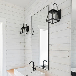 Capital Lighting 926811BK Belmore 1 Light Outdoor Wall Lantern Black