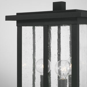 Capital Lighting 943835BK Barrett 3 Light Outdoor Post Lantern Black