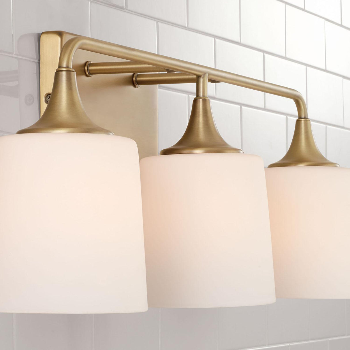 Capital Lighting 148931AD-541 Presley 3 Light Vanity Aged Brass