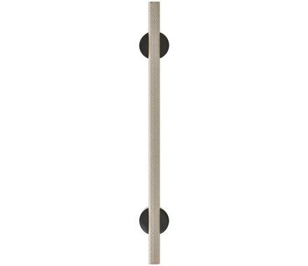 Amerock Cabinet Pull Matte Black/Silver Champagne 6-5/16 inch (160 mm) Center to Center Transcendent 1 Pack Drawer Pull Drawer Handle Cabinet Hardware