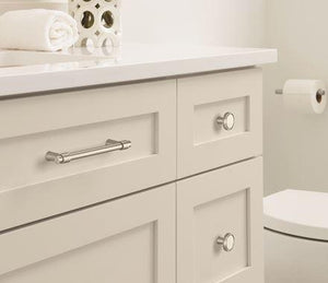 Amerock Cabinet Pull Satin Nickel 5-1/16 inch (128 mm) Center-to-Center Destine 1 Pack Drawer Pull Cabinet Handle Cabinet Hardware
