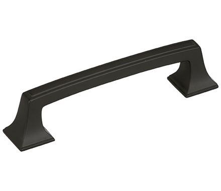 Amerock Cabinet Pull Black Bronze 3-3/4 inch (96 mm) Center to Center Mulholland 1 Pack Drawer Pull Drawer Handle Cabinet Hardware