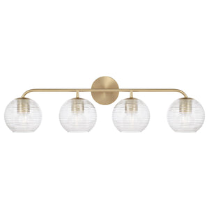 Capital Lighting 149941MA-544 Dolan 4 Light Vanity Matte Brass