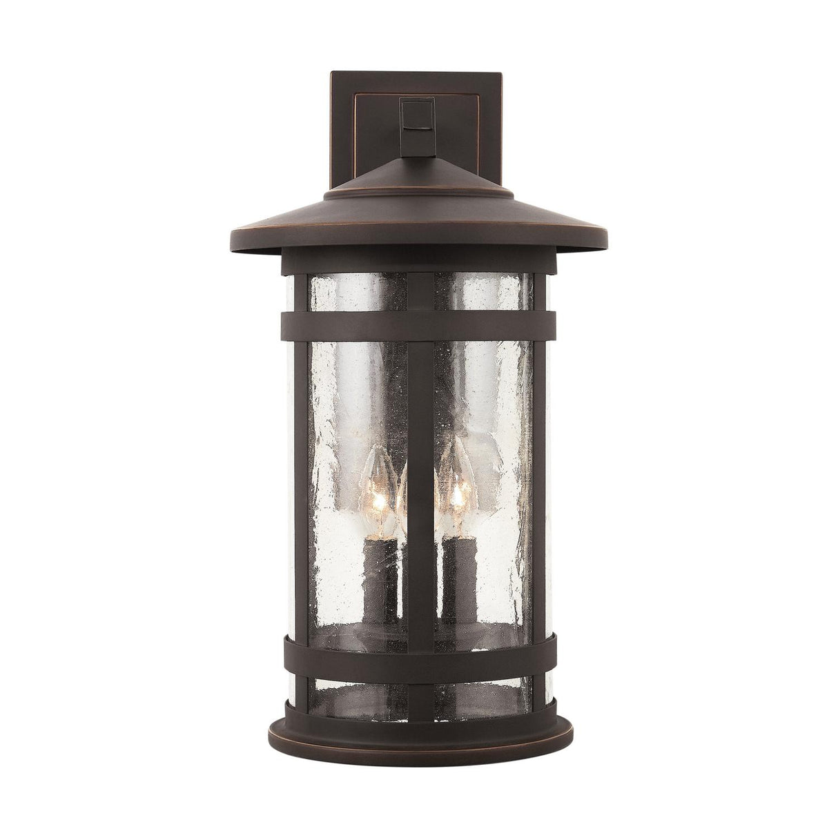 Capital Lighting 935531OZ Mission Hills 3 Light Outdoor Wall Lantern Oiled Bronze