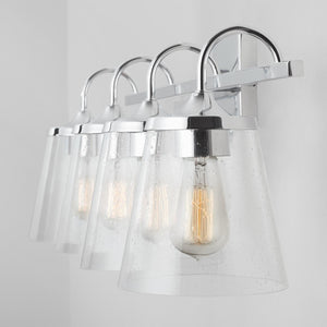 Capital Lighting 139142CH-496 Jayne 4 Light Vanity Chrome