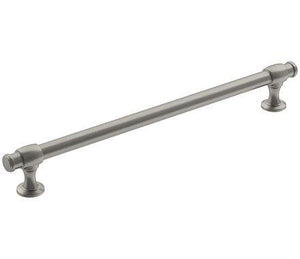Amerock Cabinet Pull Satin Nickel 8-13/16 inch (224 mm) Center-to-Center Winsome 1 Pack Drawer Pull Cabinet Handle Cabinet Hardware