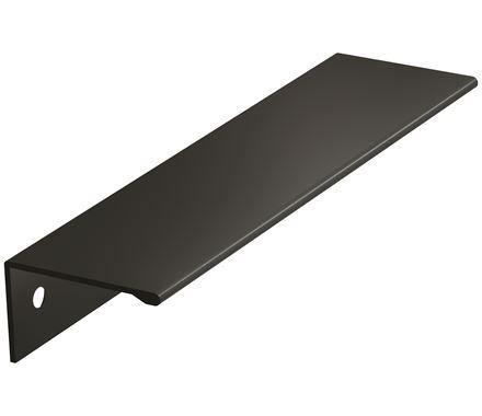 Amerock Cabinet Pull Matte Black 5-1/16 inch (128 mm) Center to Center Edge Pull 1 Pack Drawer Pull Drawer Handle Cabinet Hardware