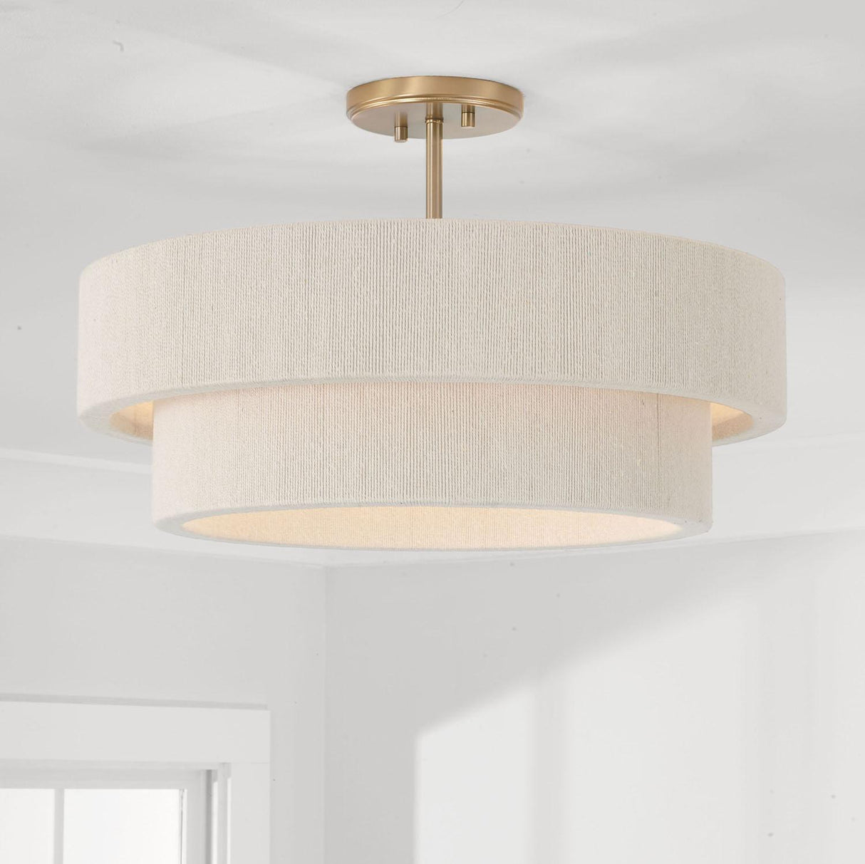 Capital Lighting 349841MA Delaney 4 Light Pendant Matte Brass
