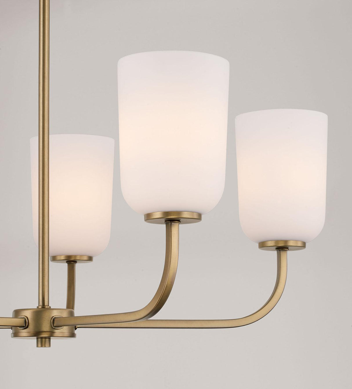 Capital Lighting 448851AD-542 Lawson 5 Light Chandelier Aged Brass