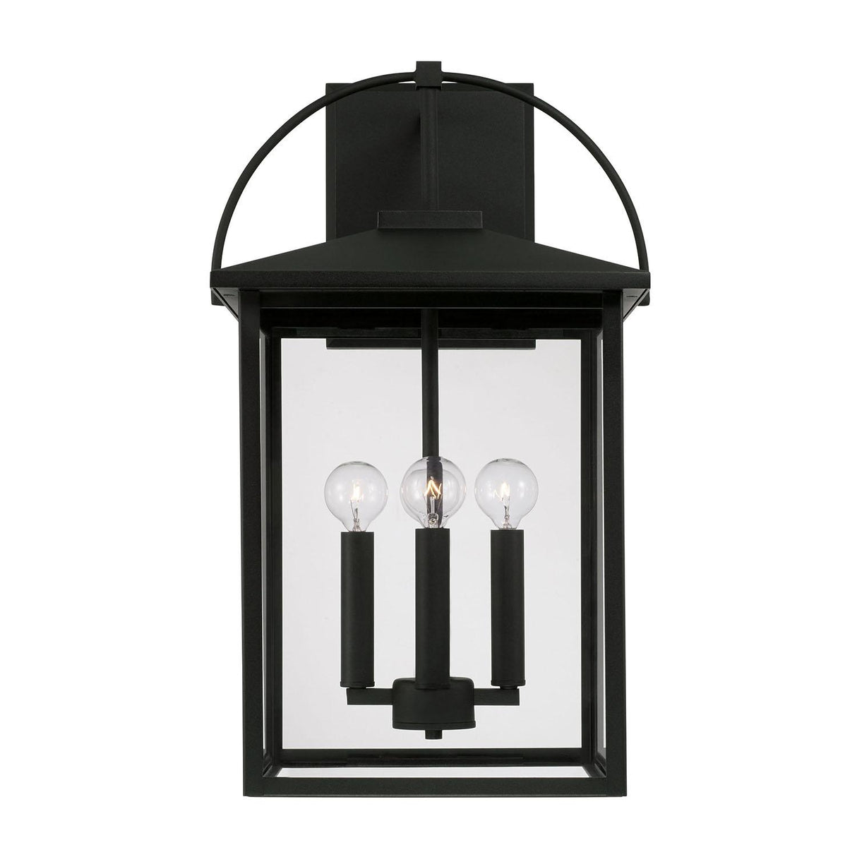 Capital Lighting 948041BK Bryson 4 Light Outdoor Wall Lantern Black