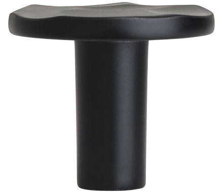 Amerock Cabinet Knob Matte Black 1-3/16 inch (30 mm) Diameter Kamari 1 Pack Drawer Knob Cabinet Hardware