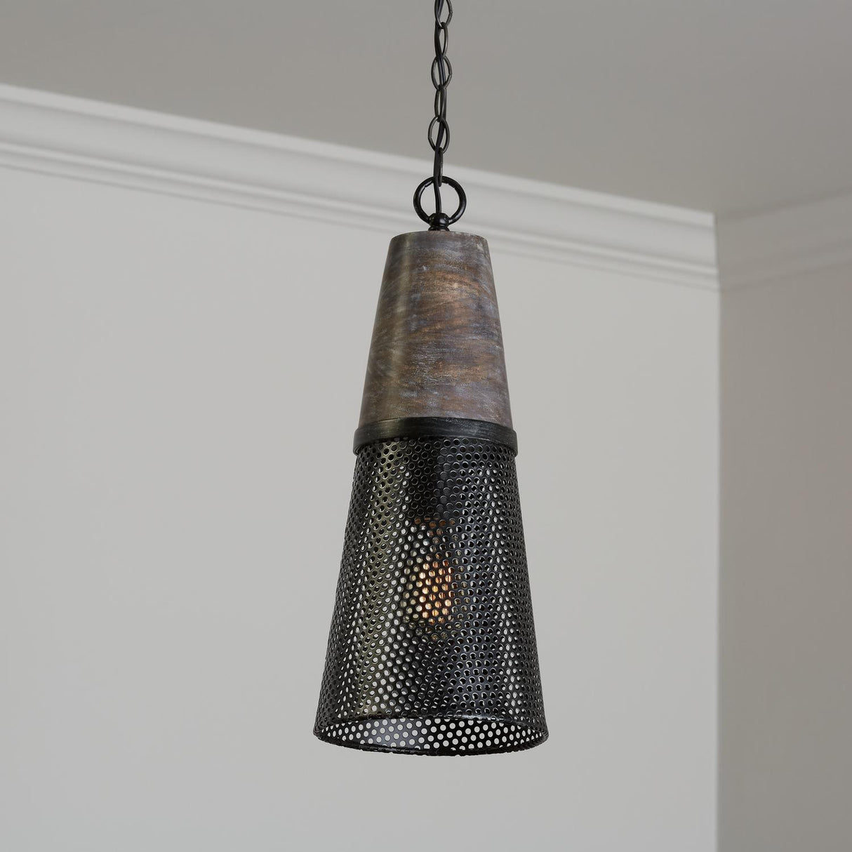 Capital Lighting 333911BH-692 Coker 1 Light Pendant Barn House