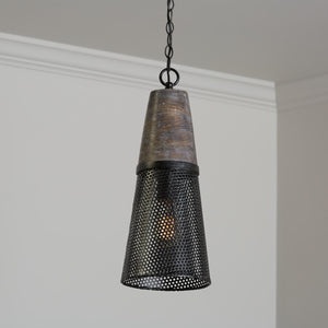 Capital Lighting 333911BH-692 Coker 1 Light Pendant Barn House