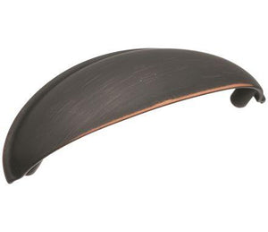Amerock Cabinet Cup Pull Oil Rubbed Bronze 3 inch (76 mm) Center-to-Center Ravino 1 Pack Drawer Pull Drawer Handle Cabinet Hardware