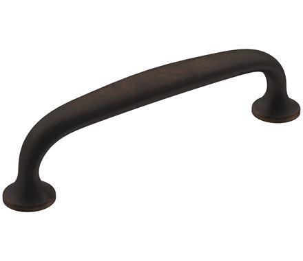 Amerock Cabinet Pull Oil Rubbed Bronze 3-3/4 inch (96 mm) Center-to-Center Renown 1 Pack Drawer Pull Cabinet Handle Cabinet Hardware