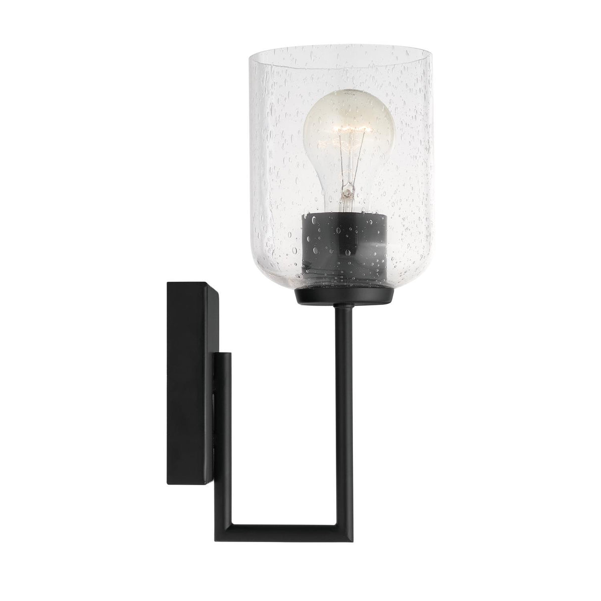 Capital Lighting 639311MB-500 Carter 1 Light Sconce Matte Black