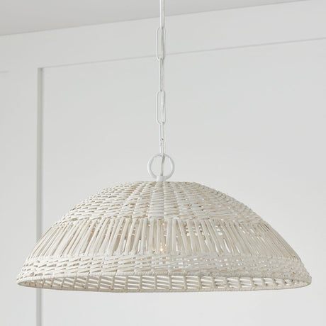 Capital Lighting 347511HH Naomi 1 Light Pendant Chalk White