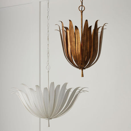 Capital Lighting 349542AG Eden 4 Light Pendant Antique Gold