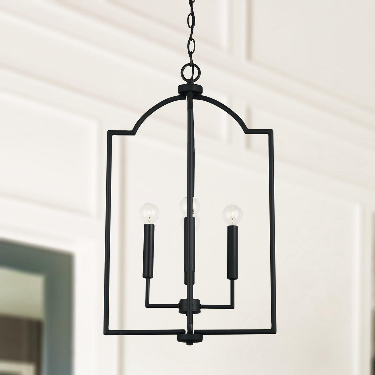 Capital Lighting 539341MB Carter 4 Light Foyer Matte Black