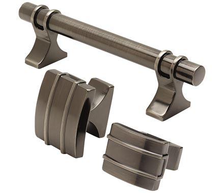 Amerock Cabinet Pull Satin Nickel 6-5/16 inch (160 mm) Center to Center Davenport 1 Pack Drawer Pull Drawer Handle Cabinet Hardware