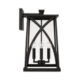 Capital Lighting 946541BK Marshall 4 Light Outdoor Wall Lantern Black