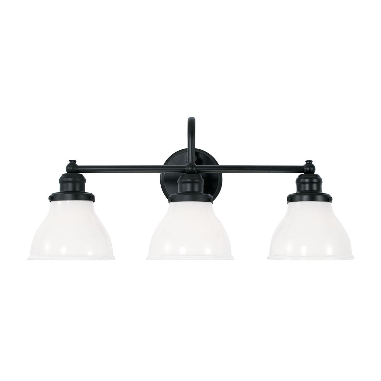 Capital Lighting 8303MB-128 Baxter 3 Light Vanity Matte Black