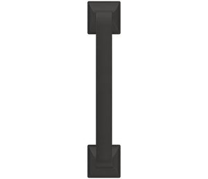 Amerock Cabinet Pull Matte Black 3-3/4 inch (96 mm) Center-to-Center Ville 1 Pack Drawer Pull Cabinet Handle Cabinet Hardware