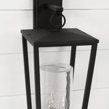 Capital Lighting 948131BK Elliott 3 Light Outdoor Wall Lantern Black