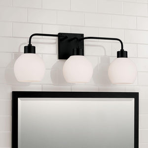 Capital Lighting 120031MB-540 Tanner 3 Light Vanity Matte Black