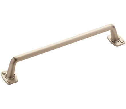 Amerock Cabinet Pull Satin Nickel 6-5/16 inch (160 mm) Center to Center Rochdale 1 Pack Drawer Pull Drawer Handle Cabinet Hardware